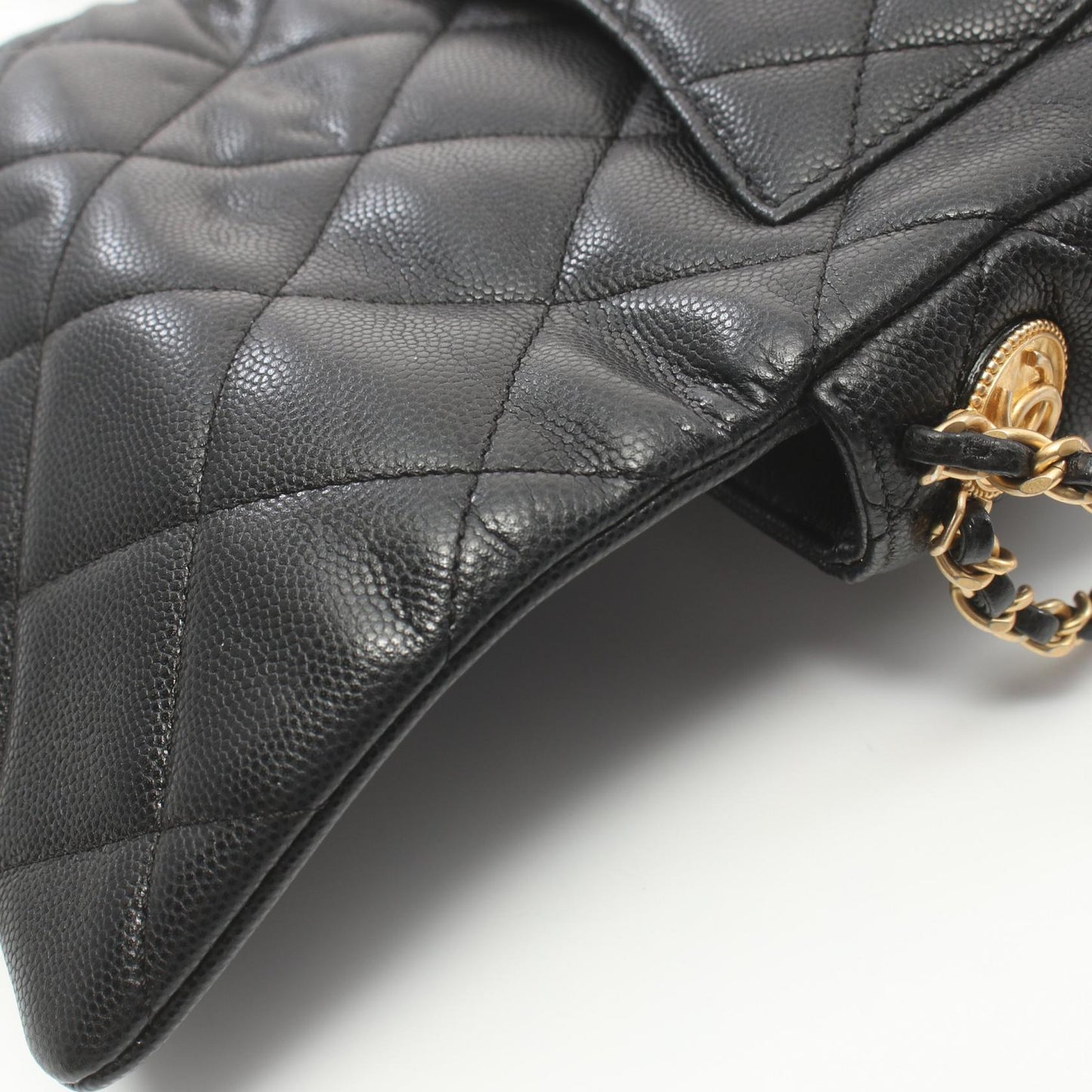 Chanel Caviar Mini Flap Shoulder Bag AS3368