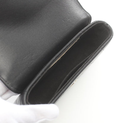 Chanel Matelasse Lambskin Shoulder Bag Black