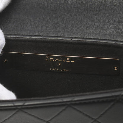 Chanel Matelasse Lambskin Shoulder Bag Black