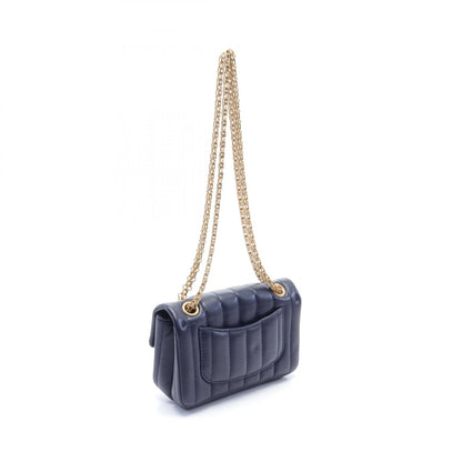 Chanel 2.55 Lambskin Shoulder Bag Navy