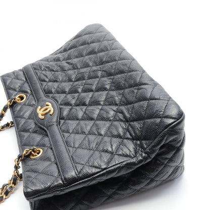 Chanel Quilted Caviar Chain Tote Bag Leather Tote Bag