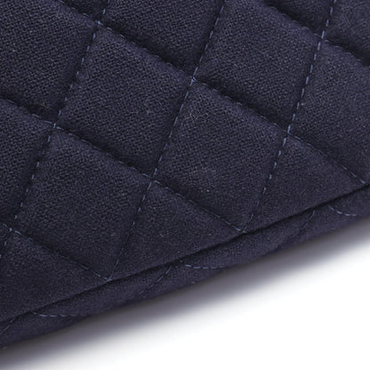 Chanel Quilted Canvas Wallet on Chain Canvas Shoulder Bag in New Condition
