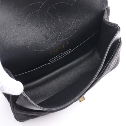 Chanel  2.55 Double Flap Chain Shoulder Bag Canvas Shoulder Bag A37586