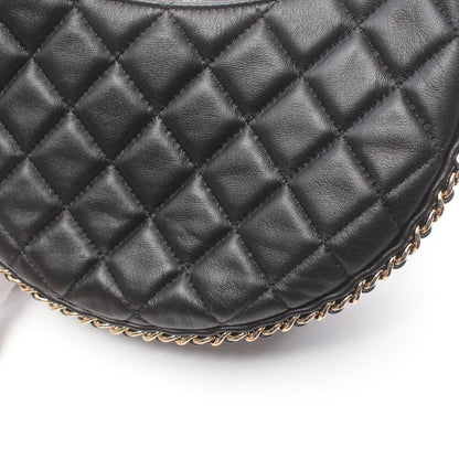 Chanel Quited Leather Chain Hobo Bag Leather Shoulder Bag AS3917