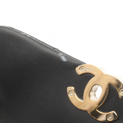 Chanel CC Quilted Leather Flap Bag Leather Shoulder Bag