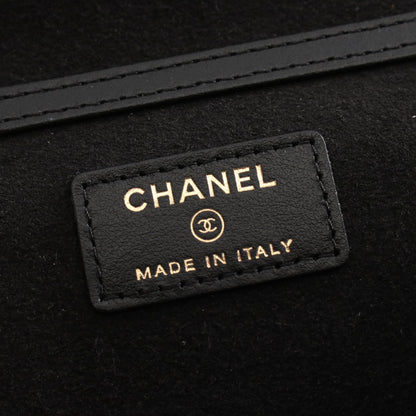 Chanel Caviar Skin Phone Shoulder Bag Black