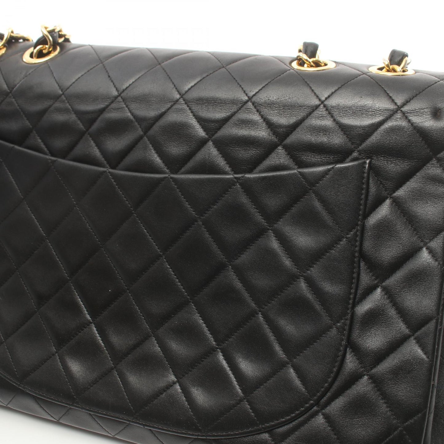 Chanel Maxi Leather Single Flap Bag Leather Shoulder Bag A01094 in New Condition