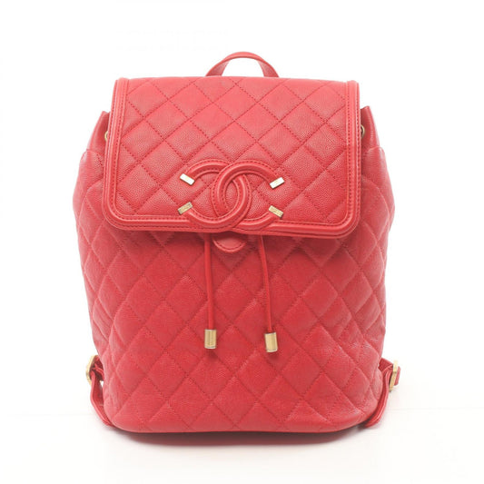 Chanel Caviar Skin CC Filigree Backpack A57090