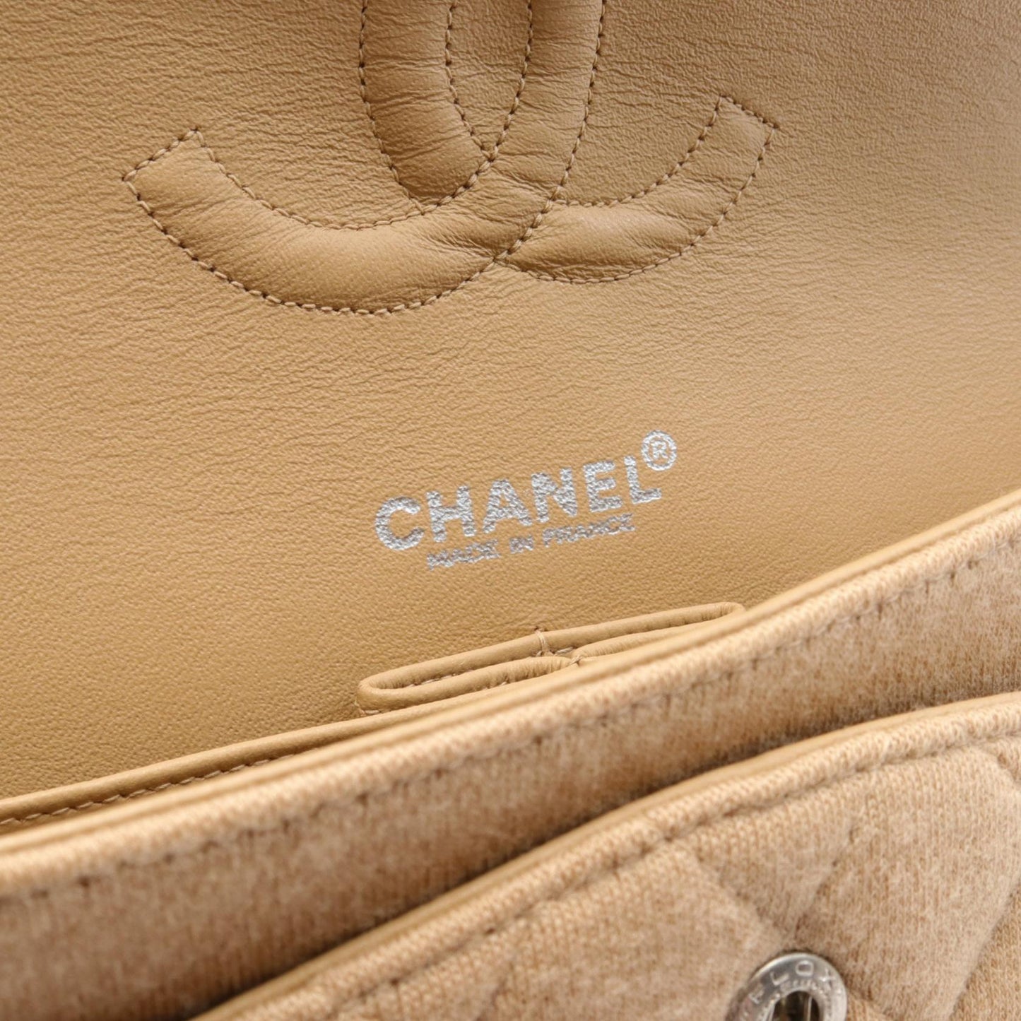 Chanel 2.55 Matelasse Cotton Jersey Shoulder Bag