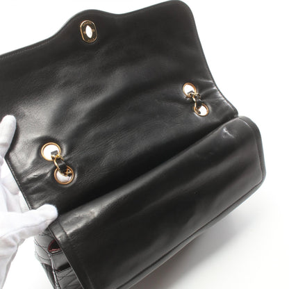 Chanel MATRASSE W Flap Chain Shoulder Bag Leather Shoulder Bag 2419589 in New Condition