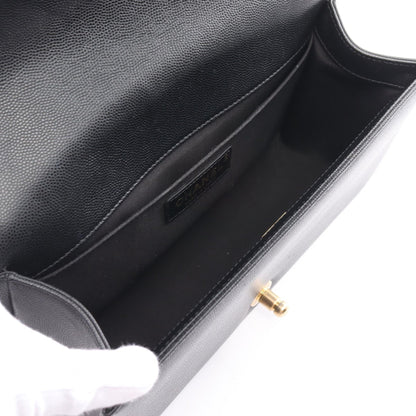 Chanel Boy Matelasse Shoulder Bag Black