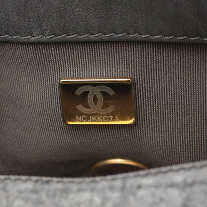 Chanel 19 Matelasse Wool Shoulder Bag