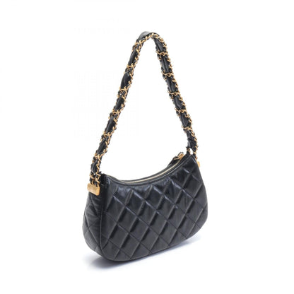 Chanel 19 Matelasse Hobo Bag Lambskin Black