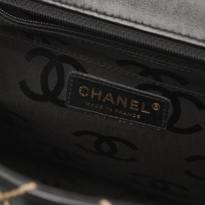 Chanel Wild Stitch Leather Handbag Black