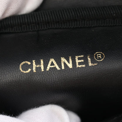 Chanel Caviar Skin Coco Mark Handbag Black