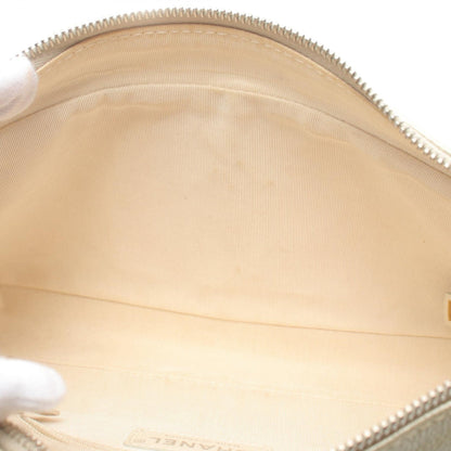 Chanel Caviar Skin Shoulder Bag Gray