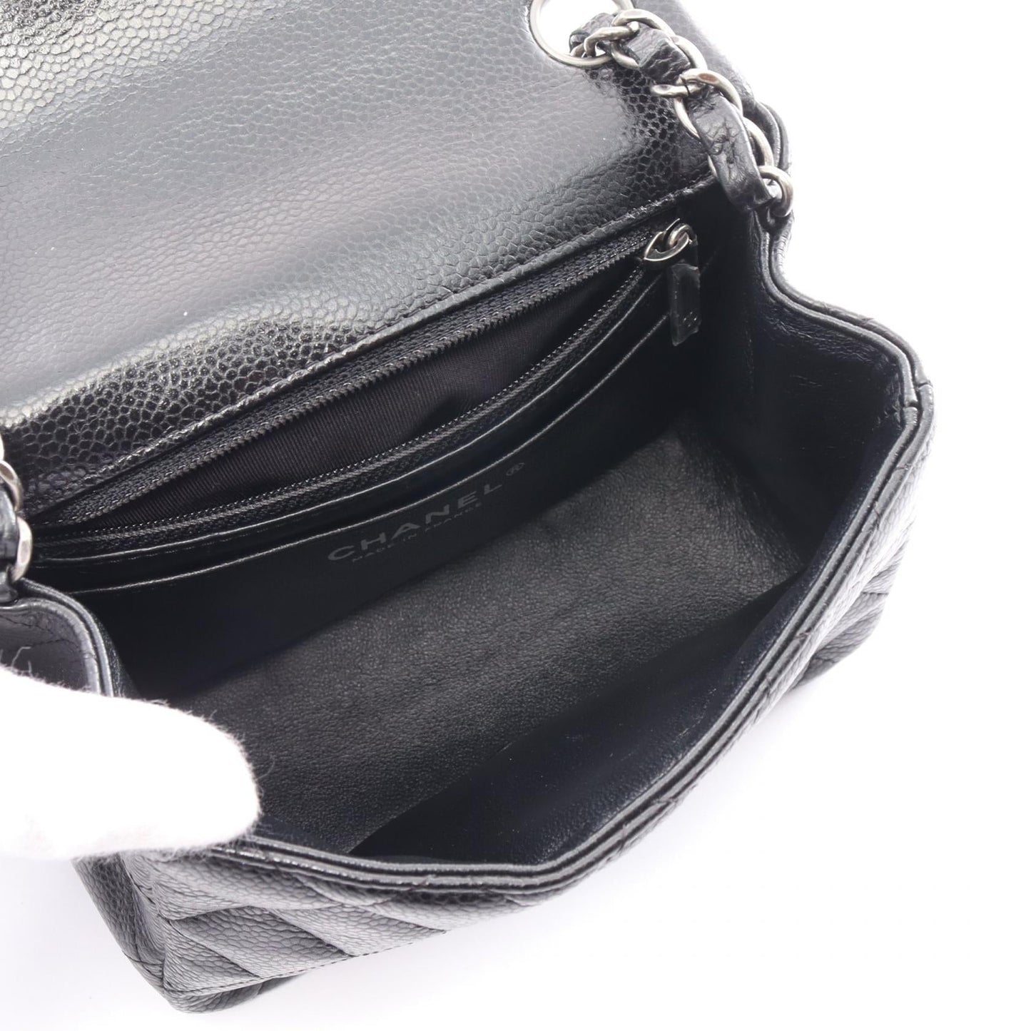 Chanel Mini Matelasse Caviar Skin Shoulder Bag