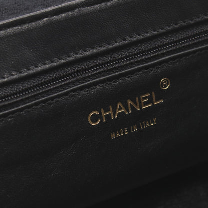 Chanel Wild Stitch Canvas Handbag Black