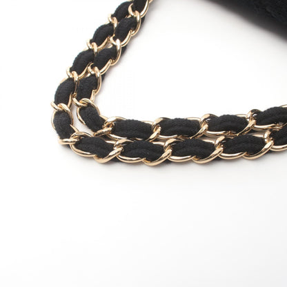 Chanel Wild Stitch Canvas Handbag Black