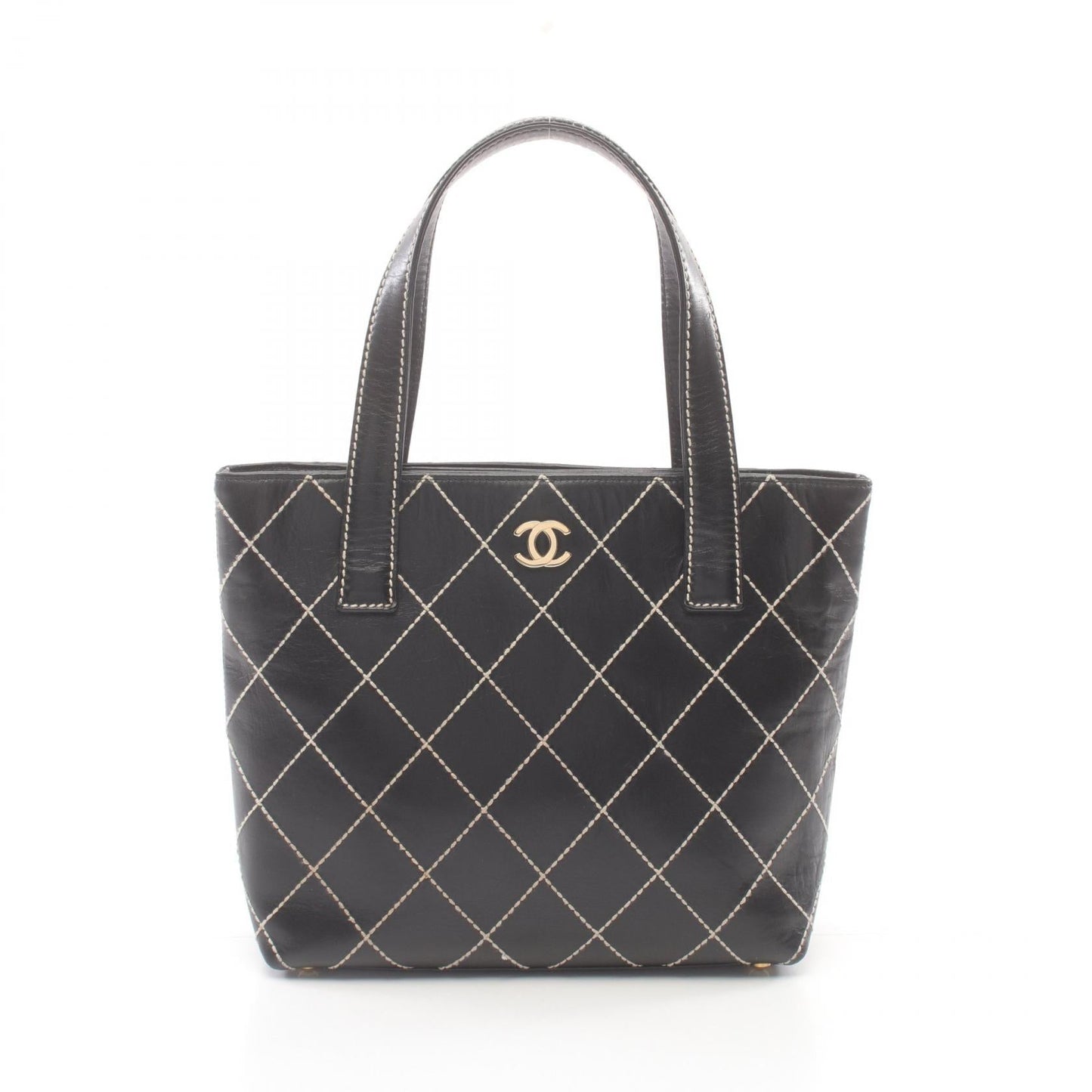 Chanel Wild Stitch Leather Tote Bag A18126