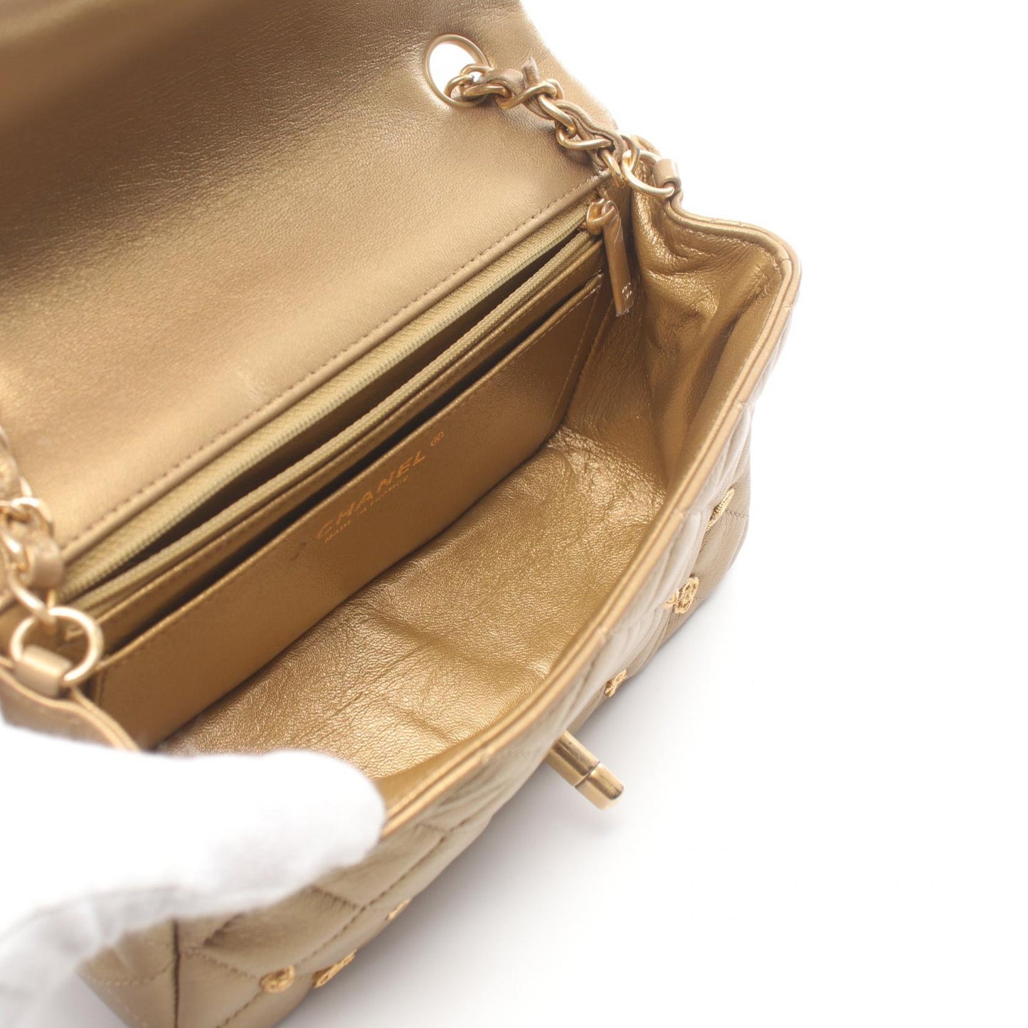 Chanel Mini Matelasse Leather Shoulder Bag