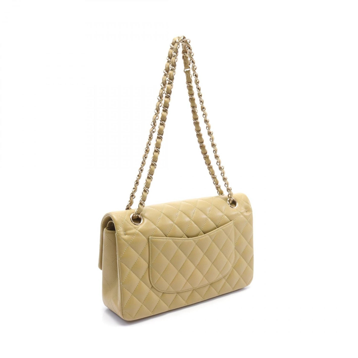 Chanel Caviar Skin Matelasse Flap Bag Brown