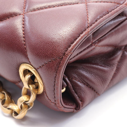 Chanel Mini Matelasse Leather Shoulder Bag A01163