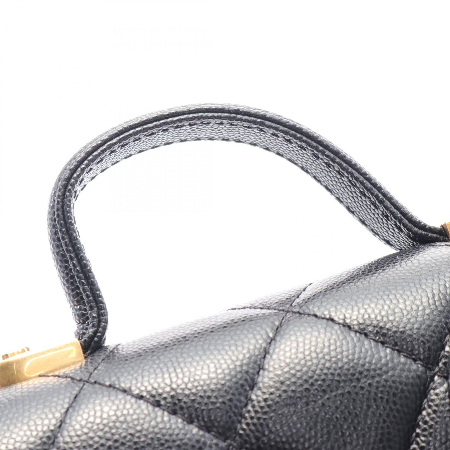 Chanel Small Top Handle Shoulder Bag Black