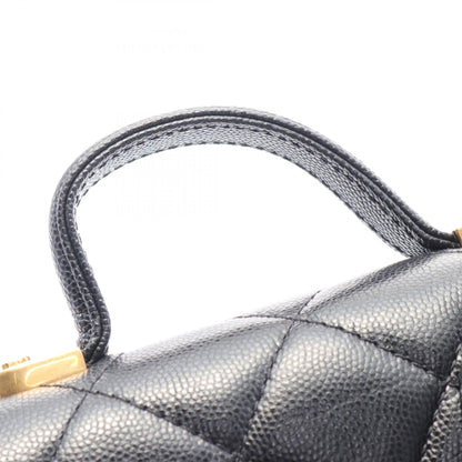 Chanel Small Top Handle Shoulder Bag Black