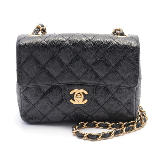 Chanel Mini Matelasse Shoulder Bag Black