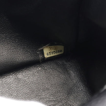 Chanel Mini Matelasse Shoulder Bag Black