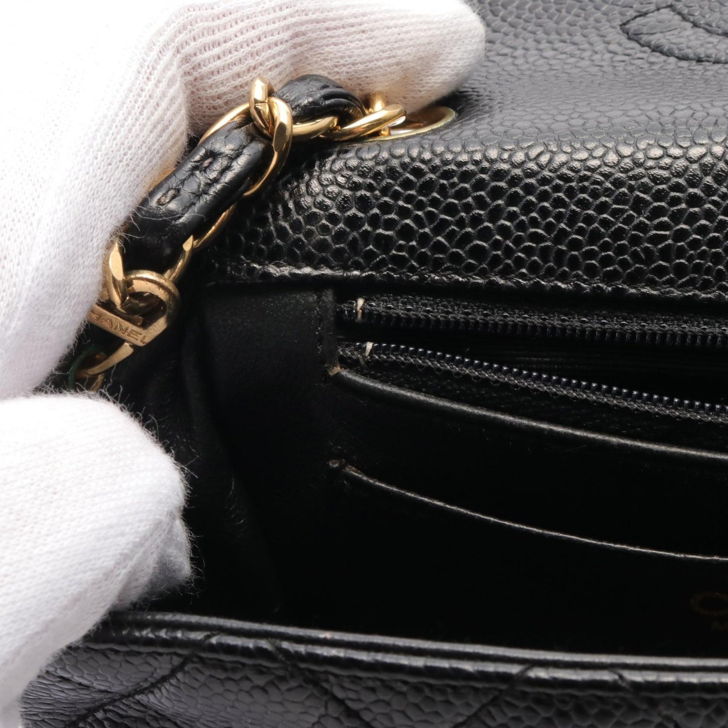 Chanel Mini Matelasse Shoulder Bag Black