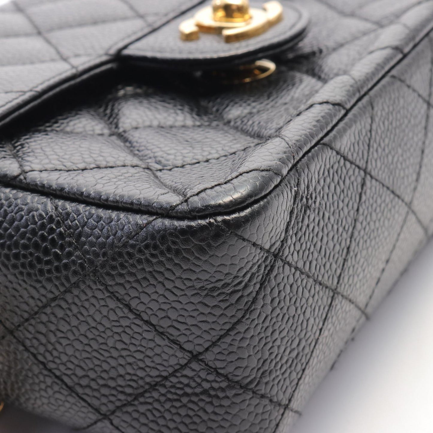 Chanel Mini Matelasse Shoulder Bag Black