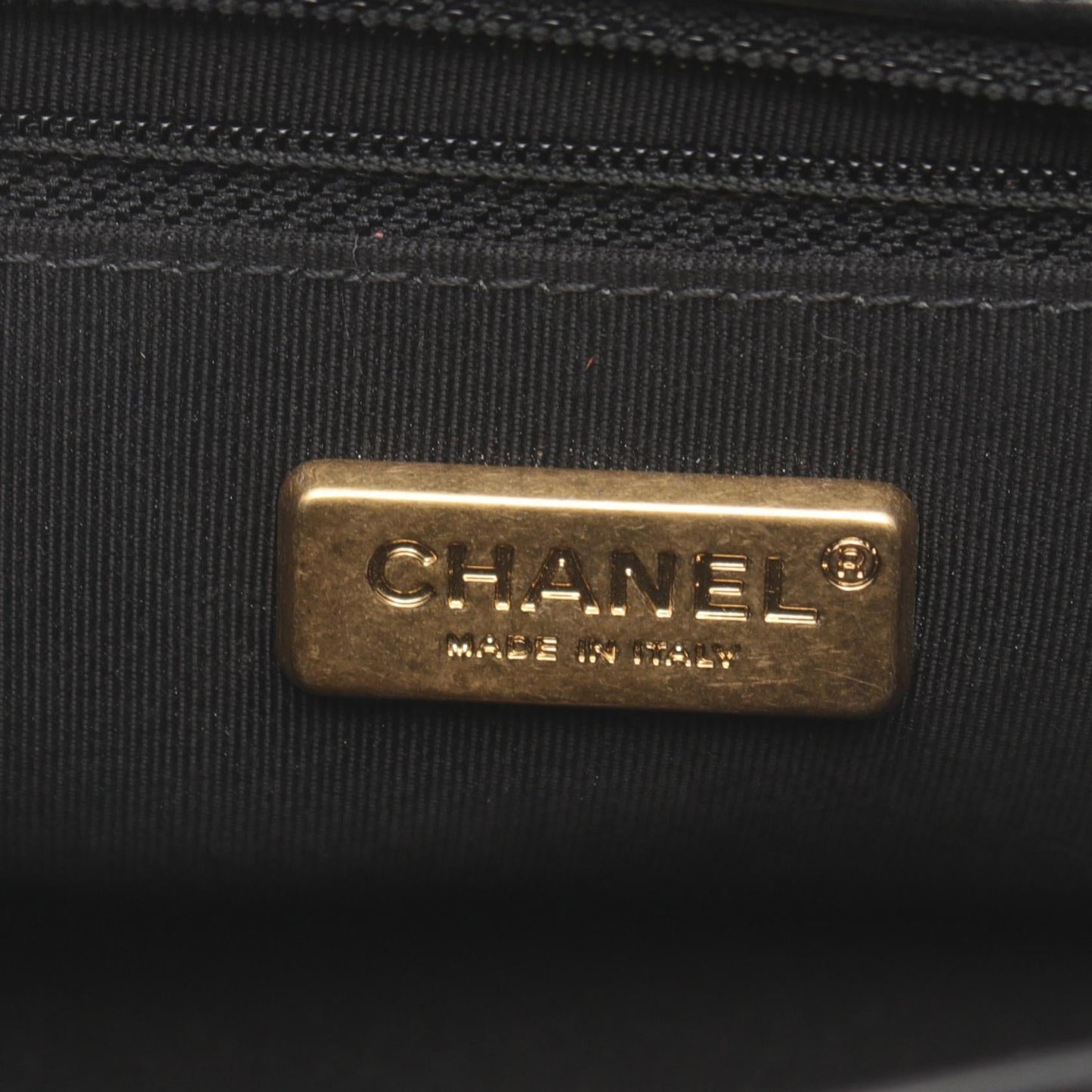 Chanel V-Stitch Lambskin Shoulder Bag Brown