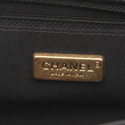 Chanel V-Stitch Lambskin Shoulder Bag Brown