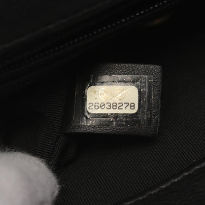 Chanel V-Stitch Lambskin Shoulder Bag Brown