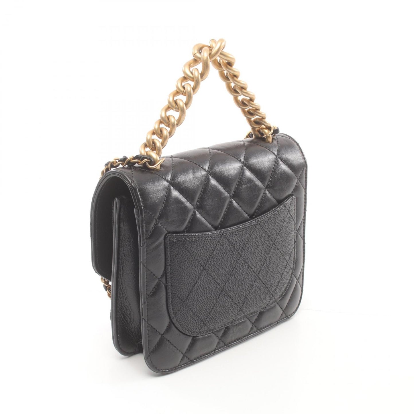Chanel Matelasse Leather Shoulder Bag Black