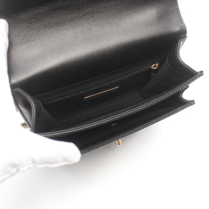 Chanel Matelasse Leather Shoulder Bag Black