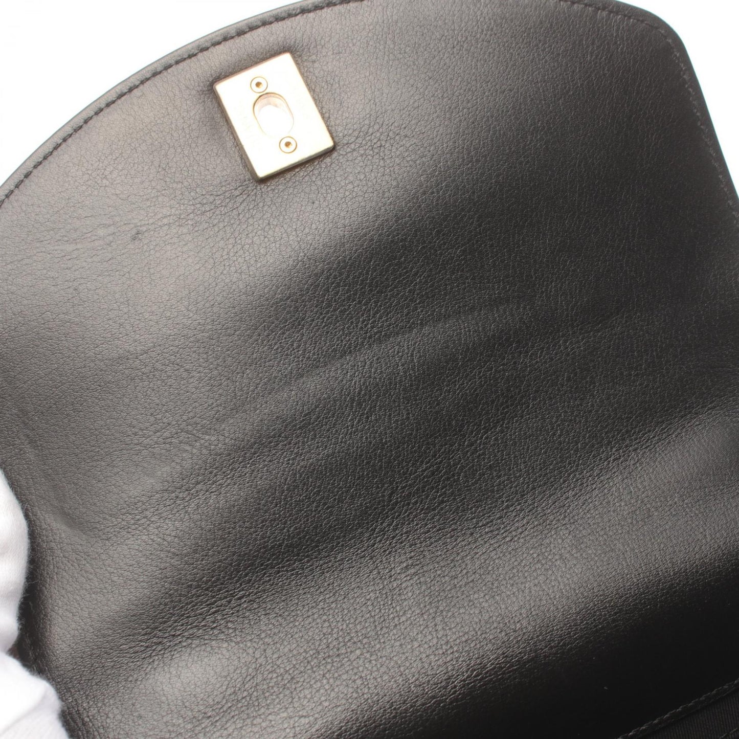 Chanel Matelasse Leather Shoulder Bag Black