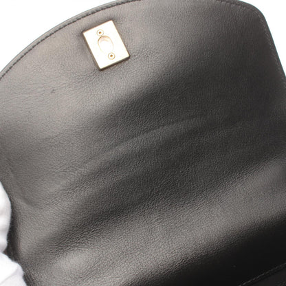 Chanel Matelasse Leather Shoulder Bag Black