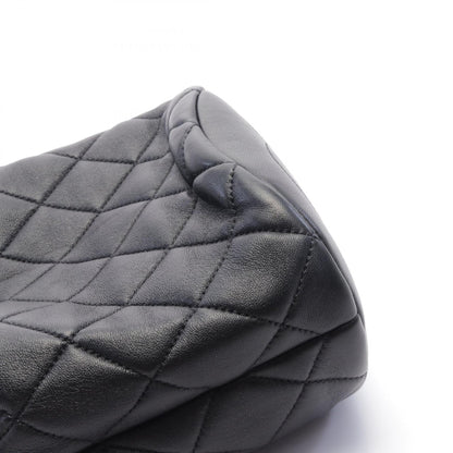 Chanel Leather Matelasse Shoulder Bag Black