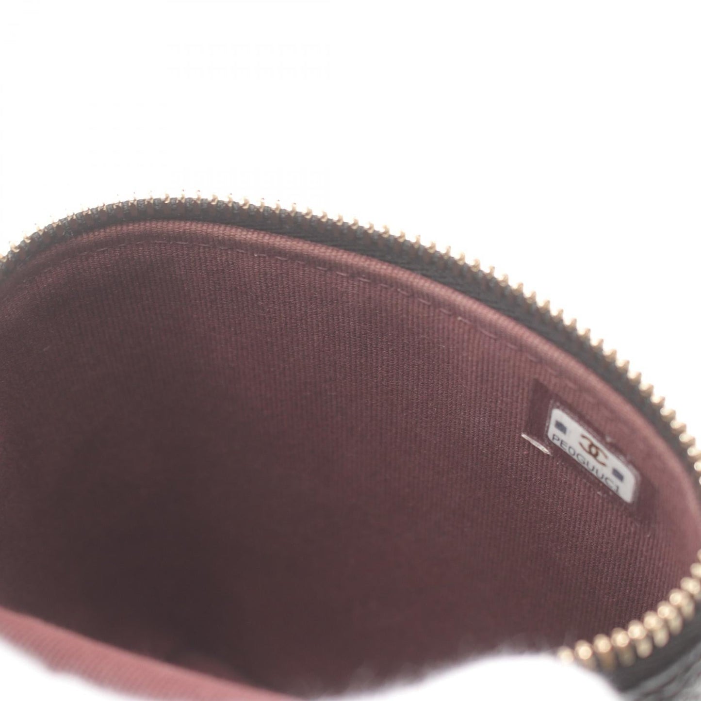 Chanel Caviar Matelasse Phone Holder Bag Black