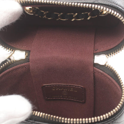 Chanel Caviar Matelasse Phone Holder Bag Black