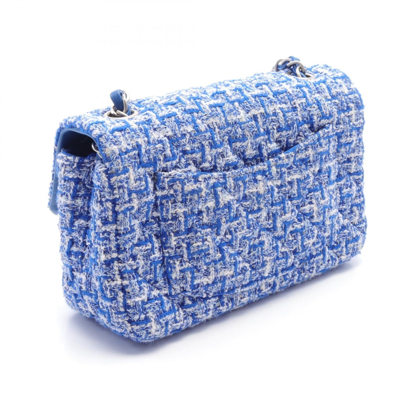 Chanel Mini Matelasse 20 Shoulder Bag Fabric Leather