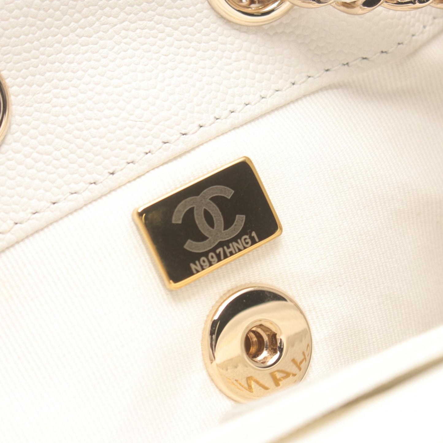 Chanel Caviar Skin Matelasse Backpack AS3200