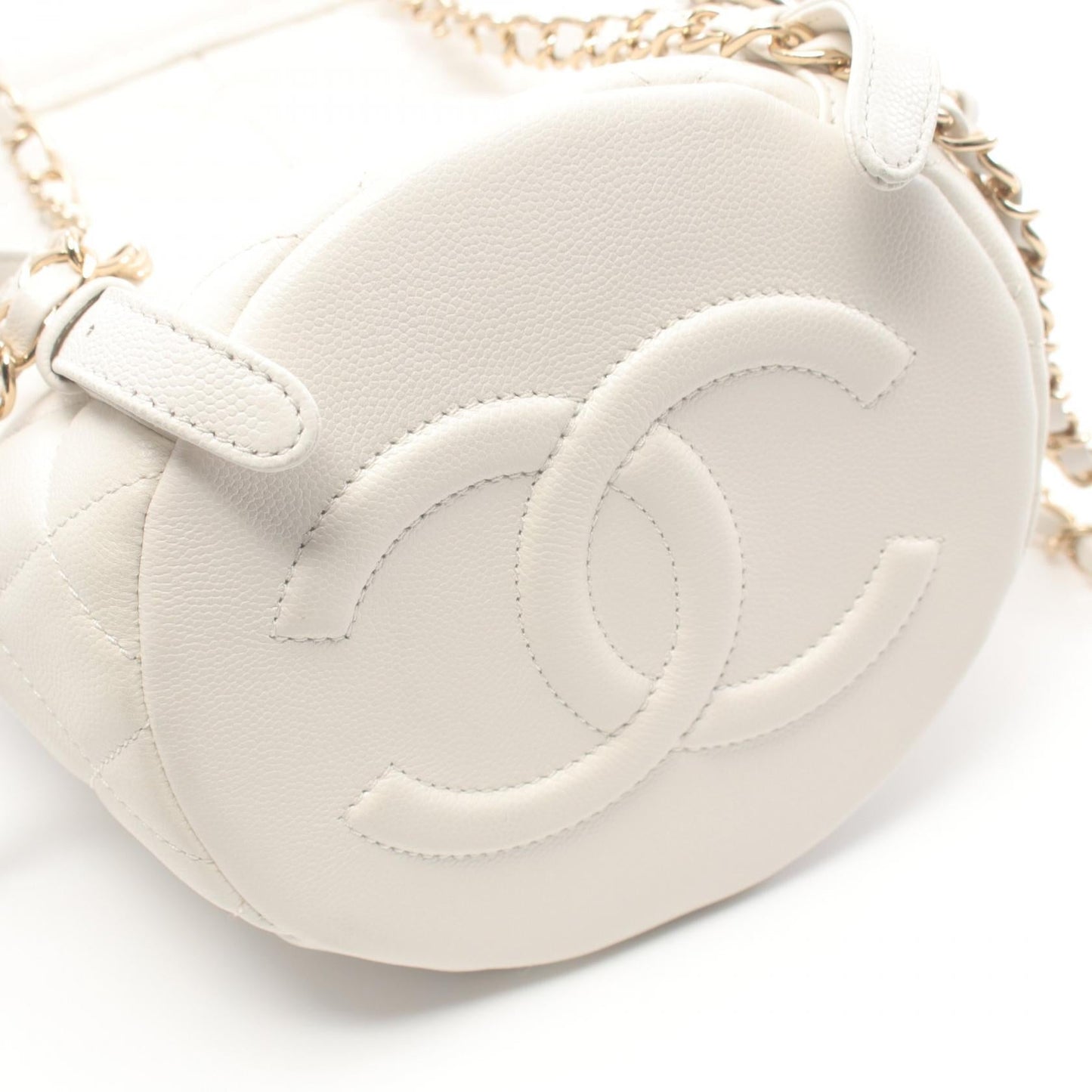 Chanel Caviar Skin Matelasse Backpack AS3200