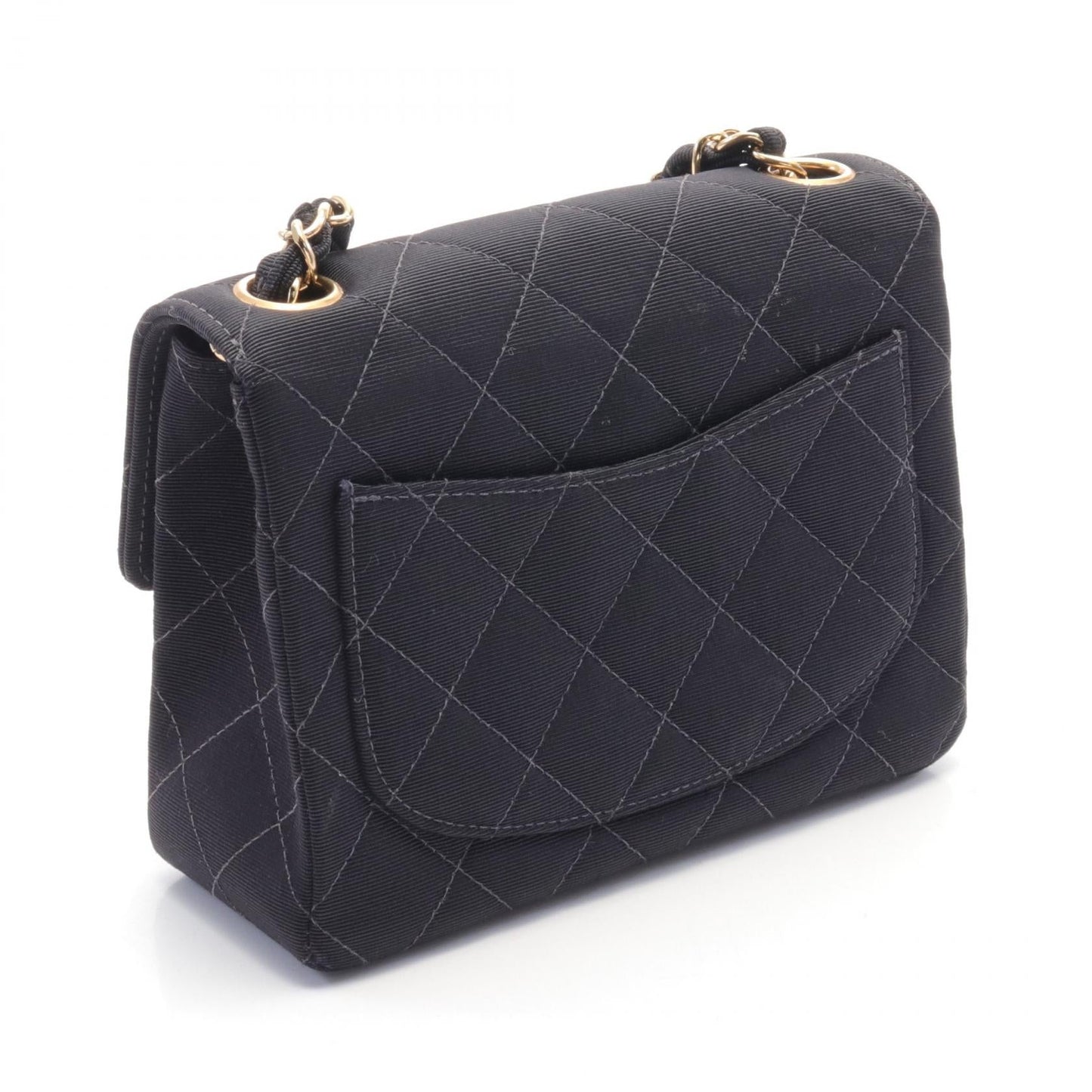 Chanel Mini Matelasse Canvas Shoulder Bag A35200