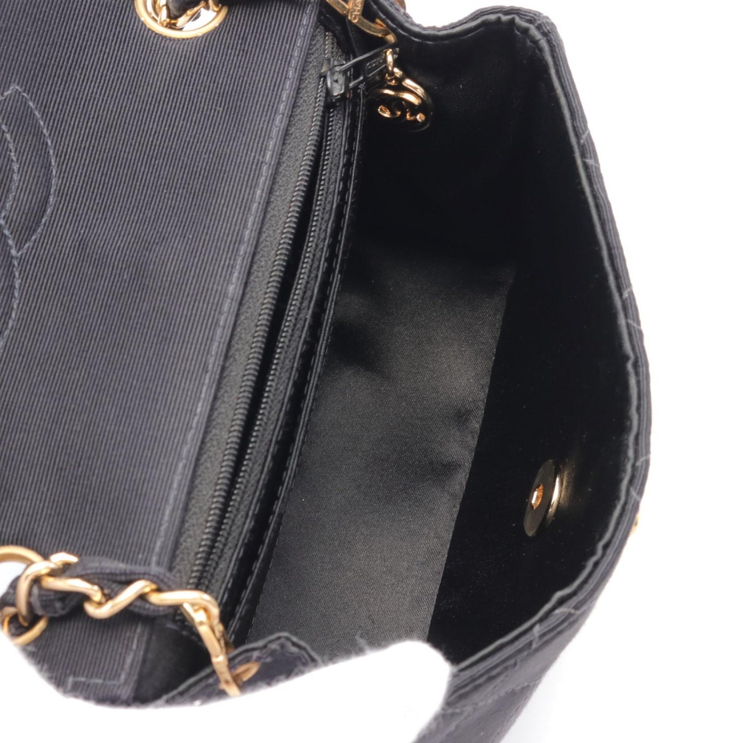 Chanel Mini Matelasse Canvas Shoulder Bag A35200