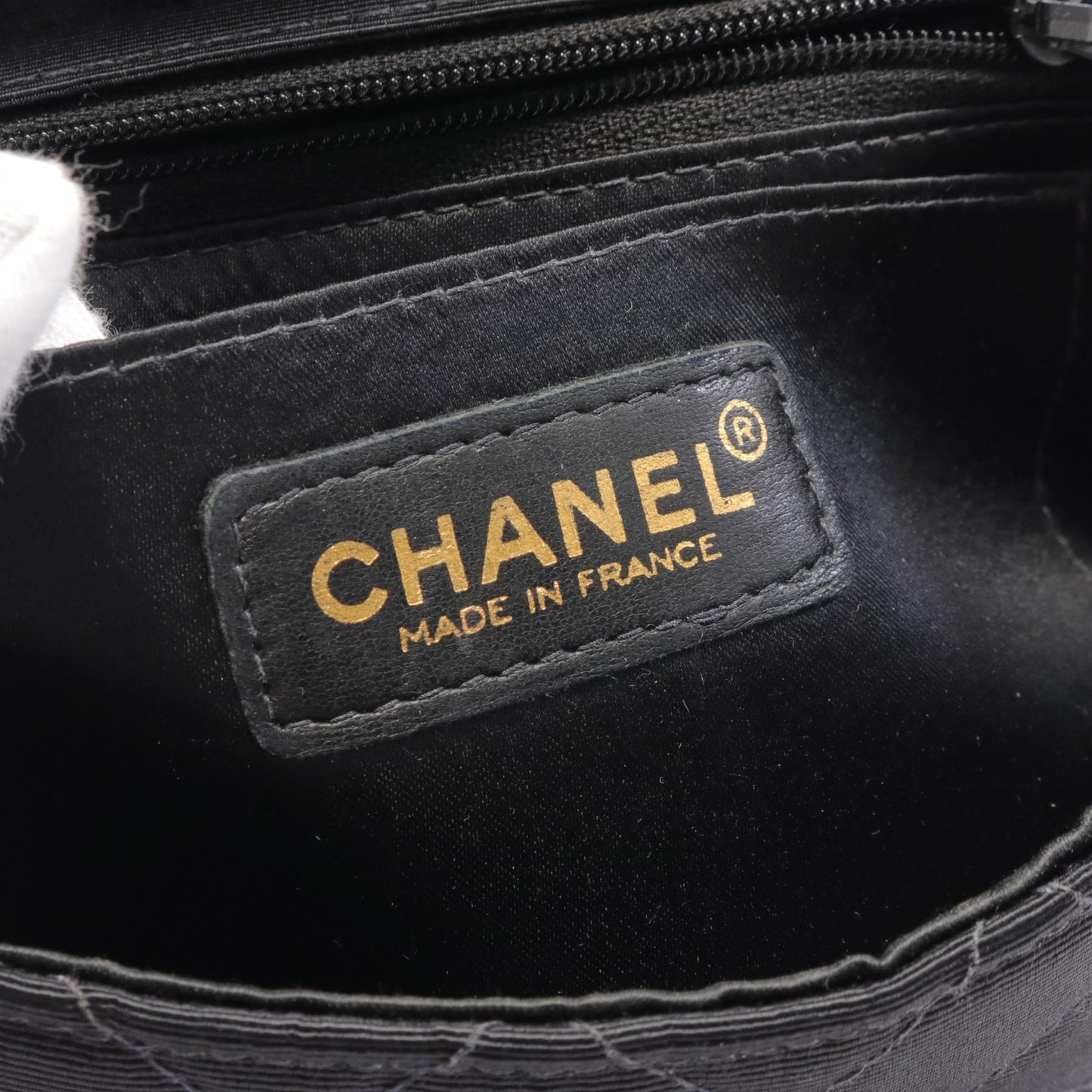 Chanel Mini Matelasse Canvas Shoulder Bag A35200