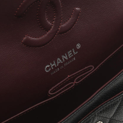 Chanel Matelasse W Flap Shoulder Bag Black